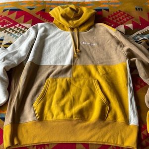 Champion tri-color oversized hoodie